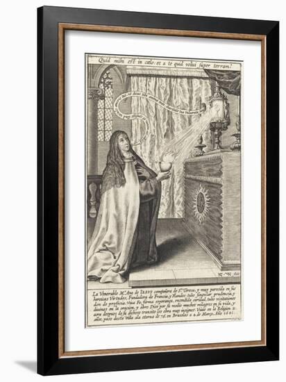 La vénérable mère Anne de Jésus-Hieronymus Wierix-Framed Giclee Print
