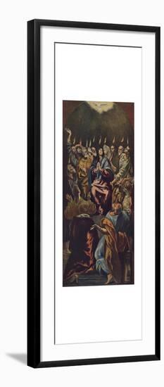 'La Venida Del Espiritu Santo', (The coming of the Holy Spirit), 1514-1519, (c1934)-El Greco-Framed Giclee Print