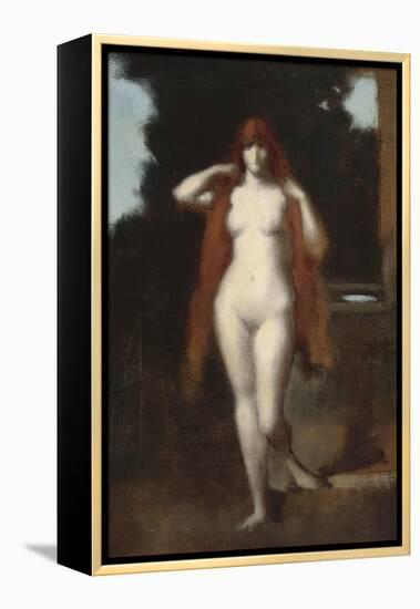 La Vérité-Jean Jacques Henner-Framed Premier Image Canvas