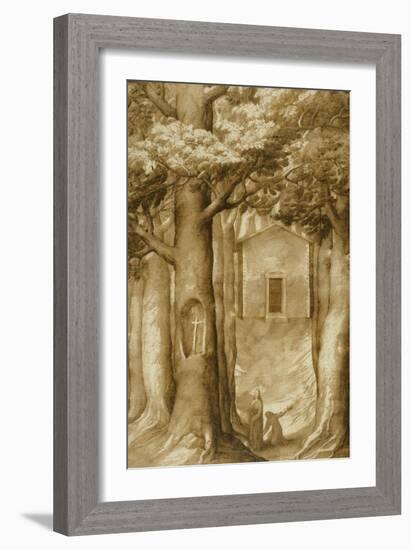 La Verna: The Chapel of the Blessed Giovanni della Verna-Jacopo Ligozzi-Framed Art Print