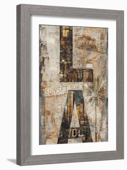 LA Vertical-Luke Wilson-Framed Art Print