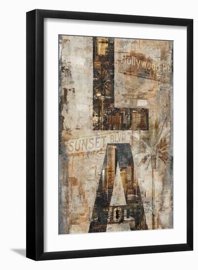 LA Vertical-Luke Wilson-Framed Art Print