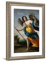 La Vertu-Virtue, around 1640.-Simon Vouet-Framed Giclee Print