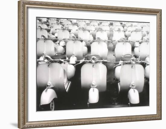 La Vespa-null-Framed Art Print