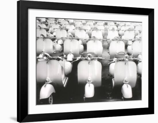 La Vespa-null-Framed Art Print