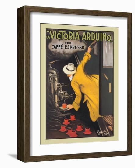 La Victoria Arduino Coffee Maker - Caffé Espresso, Vintage French Advertising Poster, 1890-Leonetto Cappiello-Framed Art Print