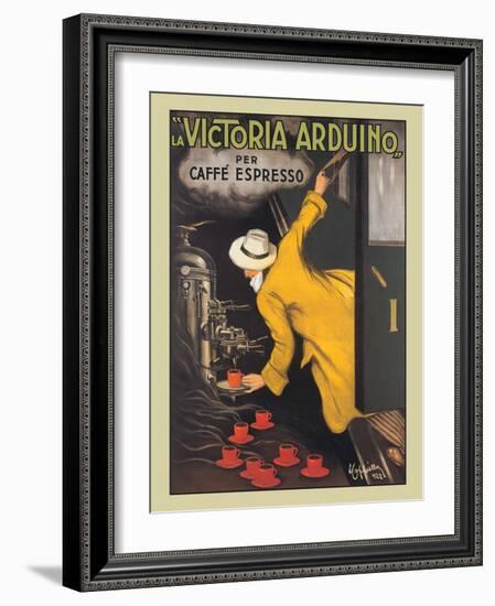 La Victoria Arduino Coffee Maker - Caffé Espresso, Vintage French Advertising Poster, 1890-Leonetto Cappiello-Framed Art Print