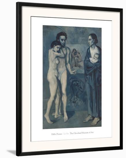 La Vie C 1903 Framed Art Print Pablo Picasso Art Com