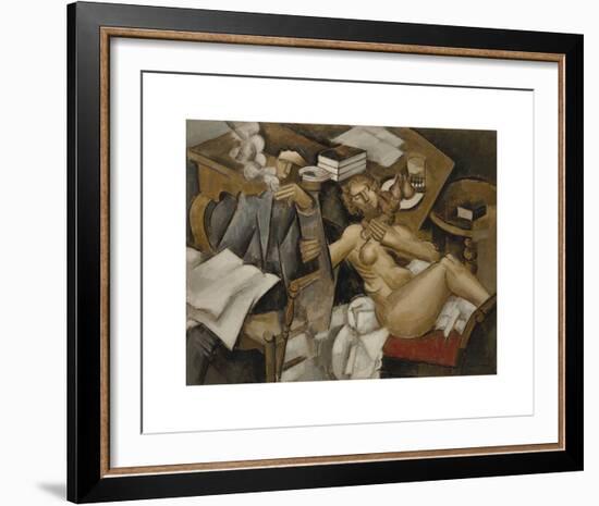 La vie conjugale-Roger De La Fresnaye-Framed Premium Giclee Print