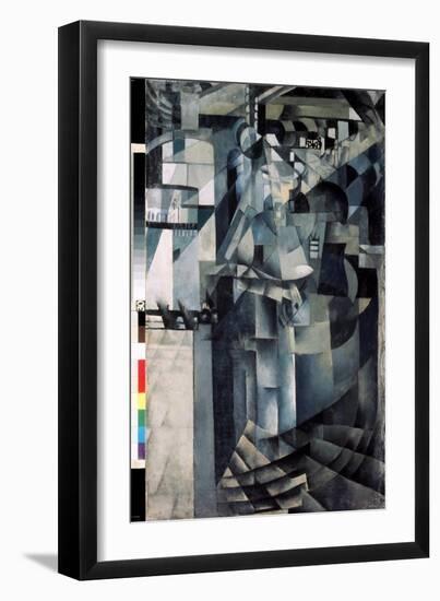 La Vie Dans Un Grand Hotel (Life in a Grand Hotel). Peinture De Kasimir Severinovich Malevitch (Mal-Kazimir Severinovich Malevich-Framed Giclee Print