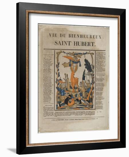La vie du bienheureux saint Hubert-null-Framed Giclee Print