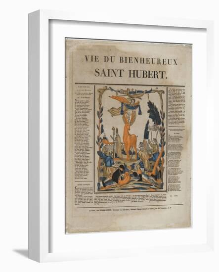 La vie du bienheureux saint Hubert-null-Framed Giclee Print