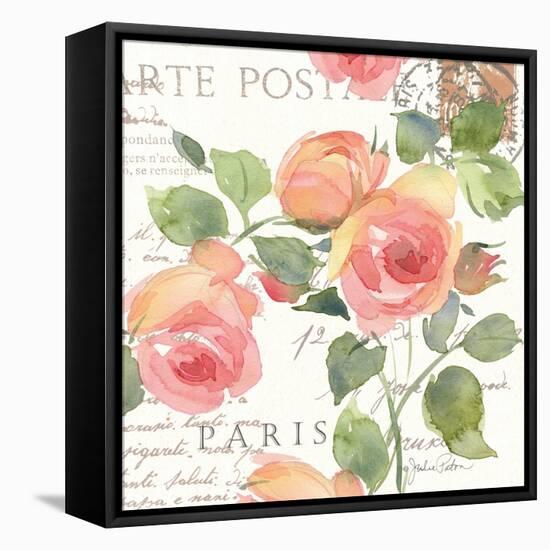 La Vie En Rose I-Julie Paton-Framed Stretched Canvas