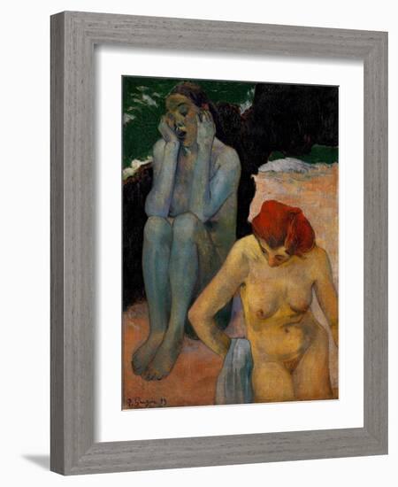 La vie et la mort-life and death, 1891-1893 Canvas, 92 x 75 cm Inv. 66.-Paul Gauguin-Framed Giclee Print