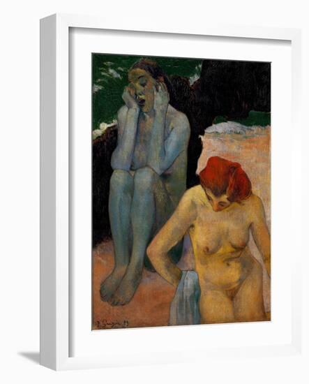 La vie et la mort-life and death, 1891-1893 Canvas, 92 x 75 cm Inv. 66.-Paul Gauguin-Framed Giclee Print