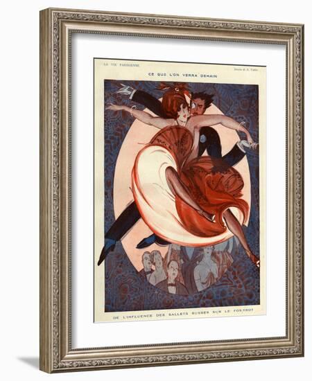 La Vie Parisienne, 1920, France-null-Framed Giclee Print