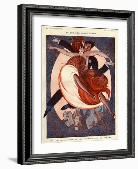 La Vie Parisienne, 1920, France-null-Framed Giclee Print