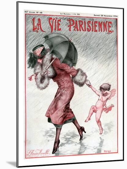 La Vie Parisienne, 1924, France-null-Mounted Giclee Print