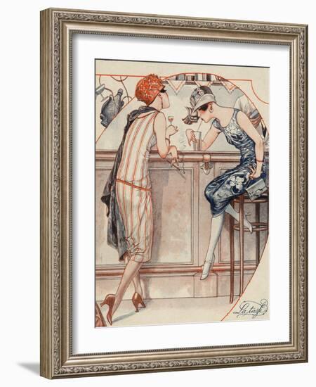 La Vie Parisienne, 1925, France-null-Framed Giclee Print