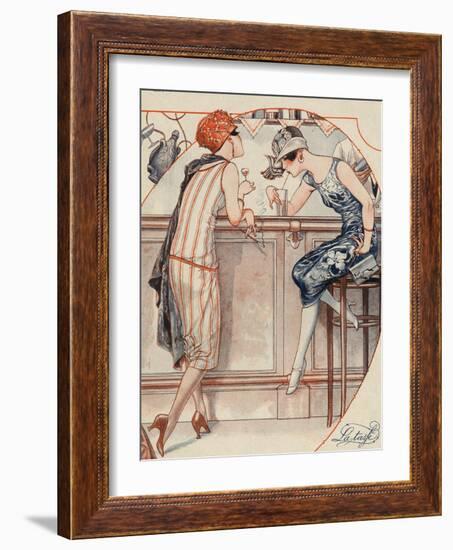 La Vie Parisienne, 1925, France-null-Framed Giclee Print