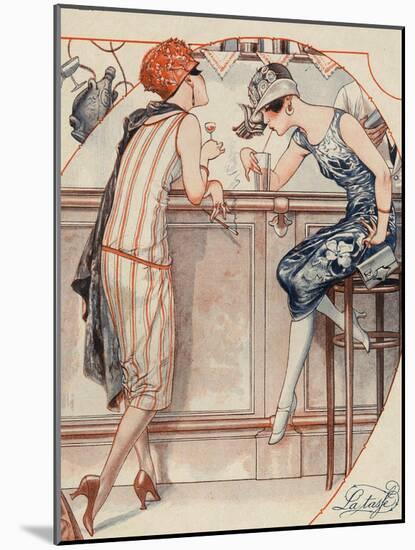 La Vie Parisienne, 1925, France-null-Mounted Giclee Print