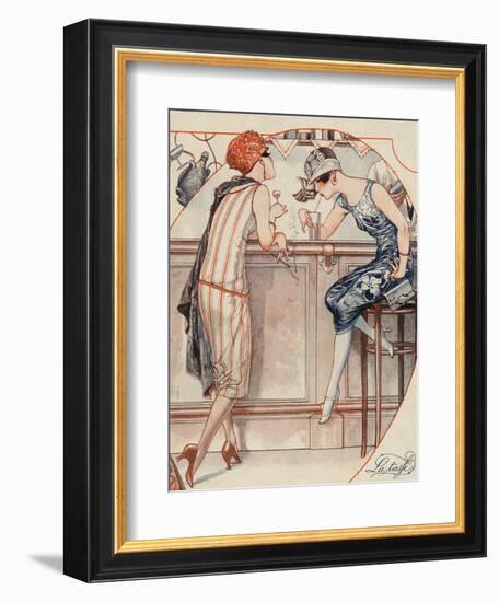 La Vie Parisienne, 1925, France-null-Framed Giclee Print