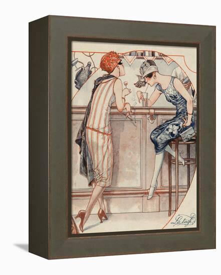 La Vie Parisienne, 1925, France-null-Framed Premier Image Canvas