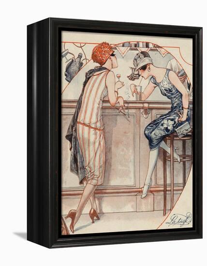 La Vie Parisienne, 1925, France-null-Framed Premier Image Canvas