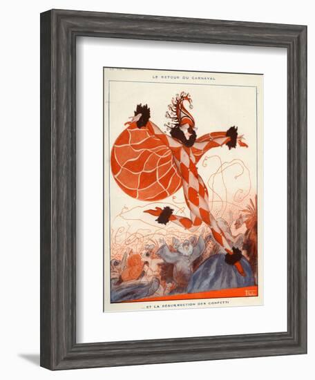 La Vie Parisienne, A Vallee, 1922, France-null-Framed Giclee Print