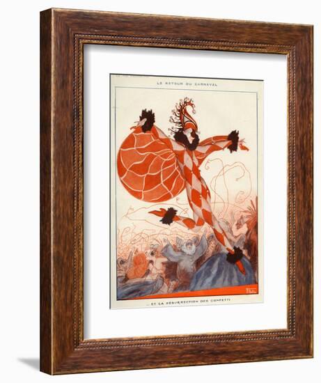 La Vie Parisienne, A Vallee, 1922, France-null-Framed Giclee Print