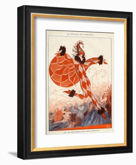 La Vie Parisienne, A Vallee, 1922, France-null-Framed Giclee Print