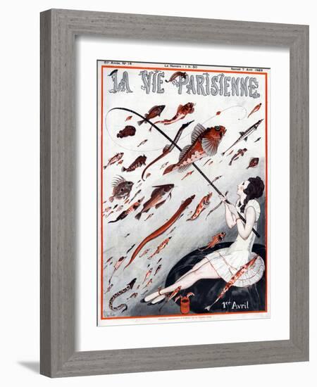 La Vie Parisienne, A Vallee, 1923, France-null-Framed Giclee Print