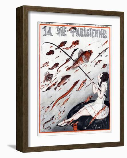 La Vie Parisienne, A Vallee, 1923, France-null-Framed Giclee Print