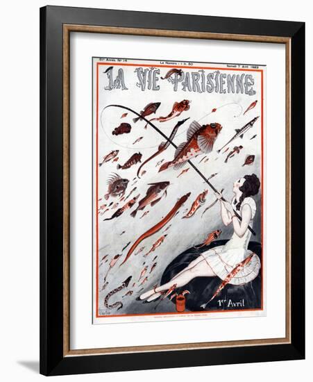 La Vie Parisienne, A Vallee, 1923, France-null-Framed Giclee Print