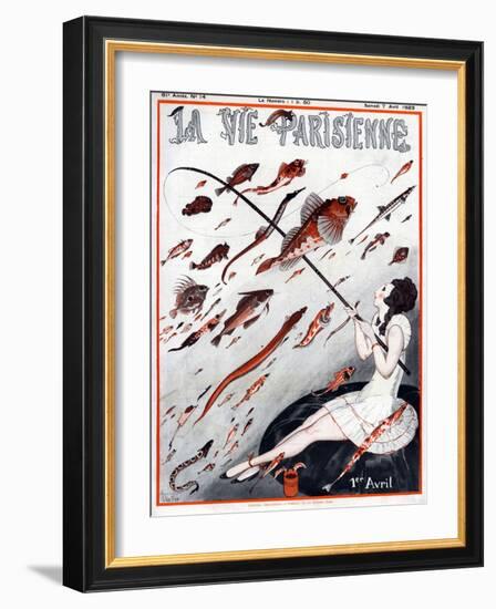 La Vie Parisienne, A Vallee, 1923, France-null-Framed Giclee Print