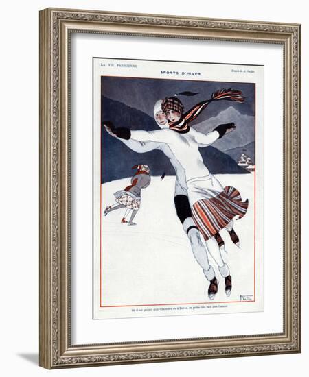 La Vie Parisienne, A Vallee, 1923, France-null-Framed Giclee Print