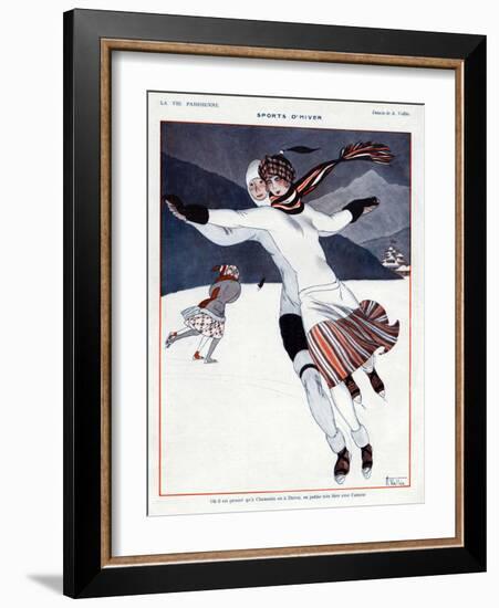 La Vie Parisienne, A Vallee, 1923, France-null-Framed Giclee Print