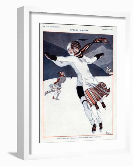 La Vie Parisienne, A Vallee, 1923, France-null-Framed Giclee Print