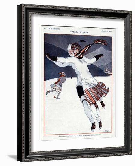 La Vie Parisienne, A Vallee, 1923, France-null-Framed Giclee Print