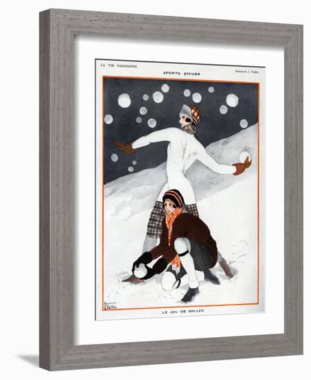 La Vie Parisienne, A Vallee, 1923, France-null-Framed Giclee Print