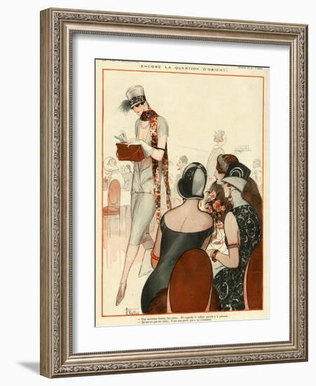 La Vie Parisienne, A Vallee, 1924, France-null-Framed Giclee Print