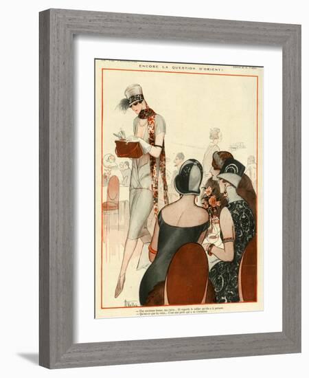 La Vie Parisienne, A Vallee, 1924, France-null-Framed Giclee Print