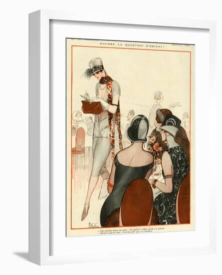 La Vie Parisienne, A Vallee, 1924, France-null-Framed Giclee Print