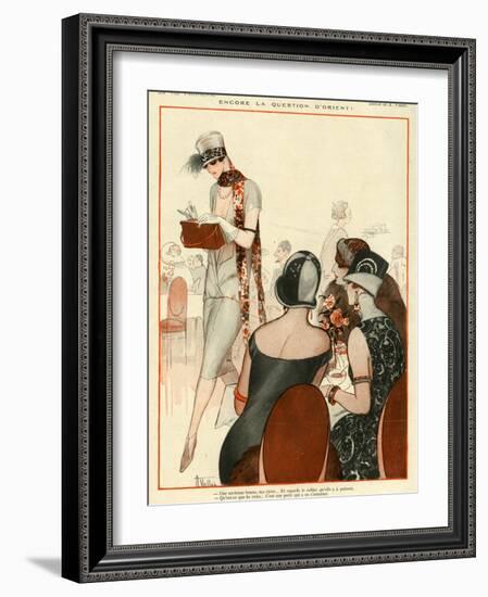 La Vie Parisienne, A Vallee, 1924, France-null-Framed Giclee Print