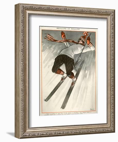 La Vie Parisienne, A Vallee, 1924, France-null-Framed Giclee Print