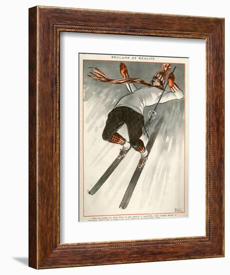 La Vie Parisienne, A Vallee, 1924, France-null-Framed Giclee Print