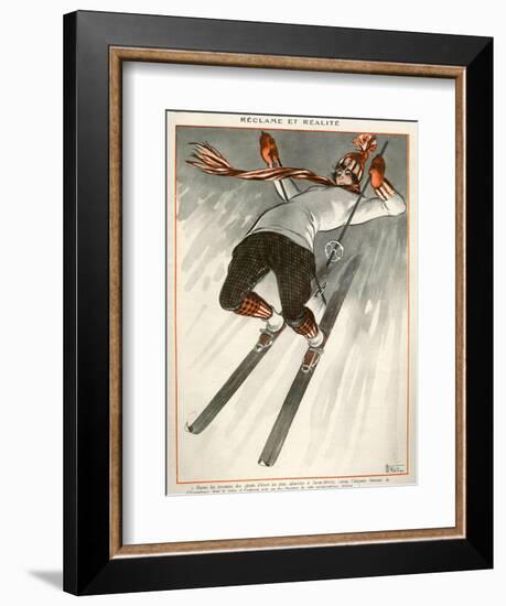 La Vie Parisienne, A Vallee, 1924, France-null-Framed Giclee Print