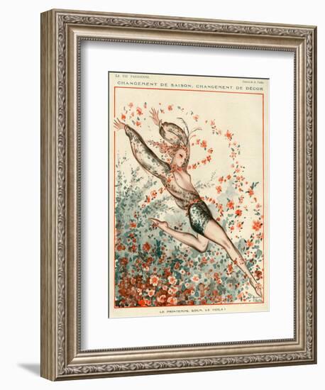 La Vie Parisienne, A Vallee, 1924, France--Framed Giclee Print