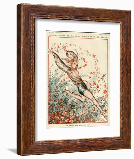 La Vie Parisienne, A Vallee, 1924, France-null-Framed Giclee Print