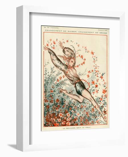 La Vie Parisienne, A Vallee, 1924, France--Framed Giclee Print